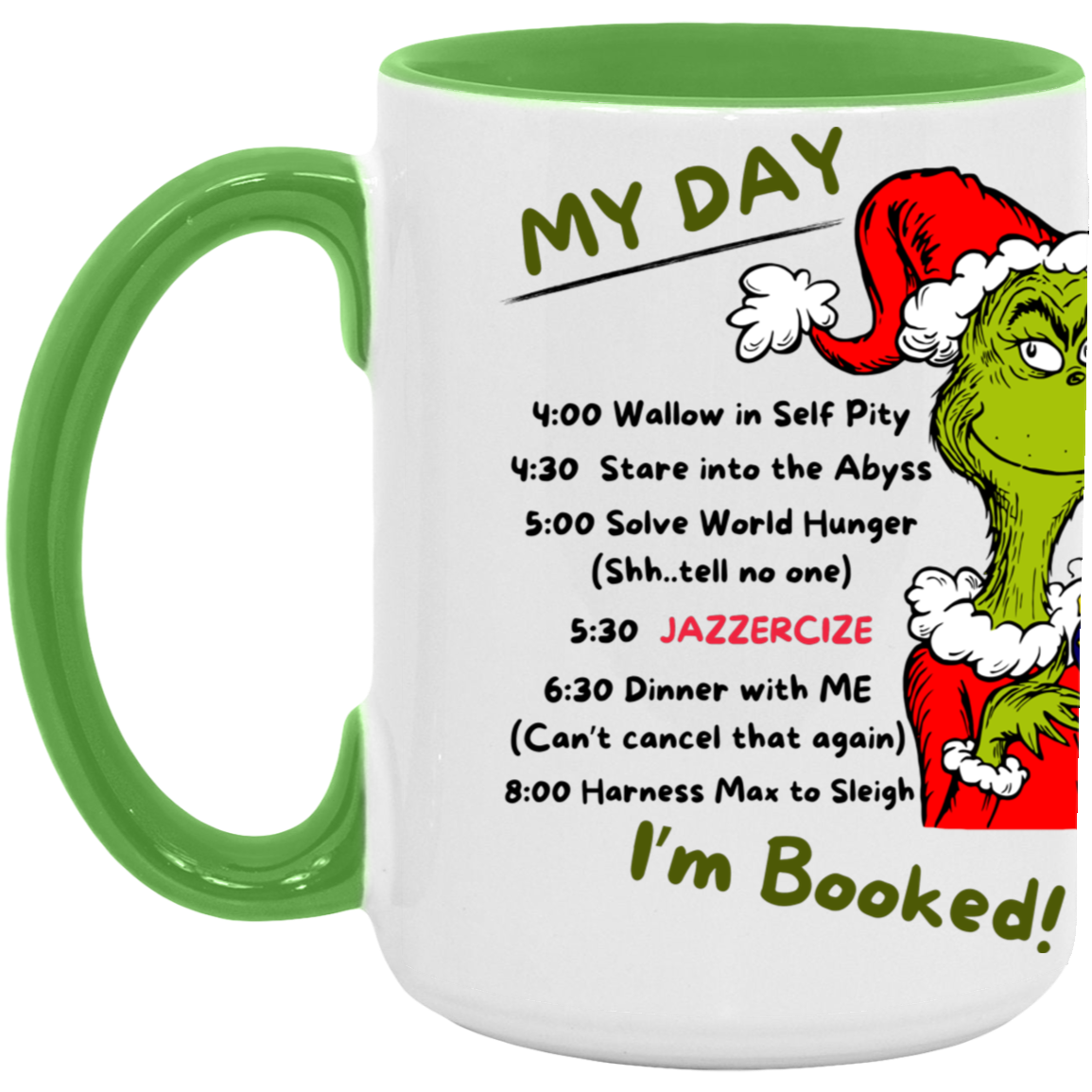 Christmas Grinch | Funny 15oz Accent Mug