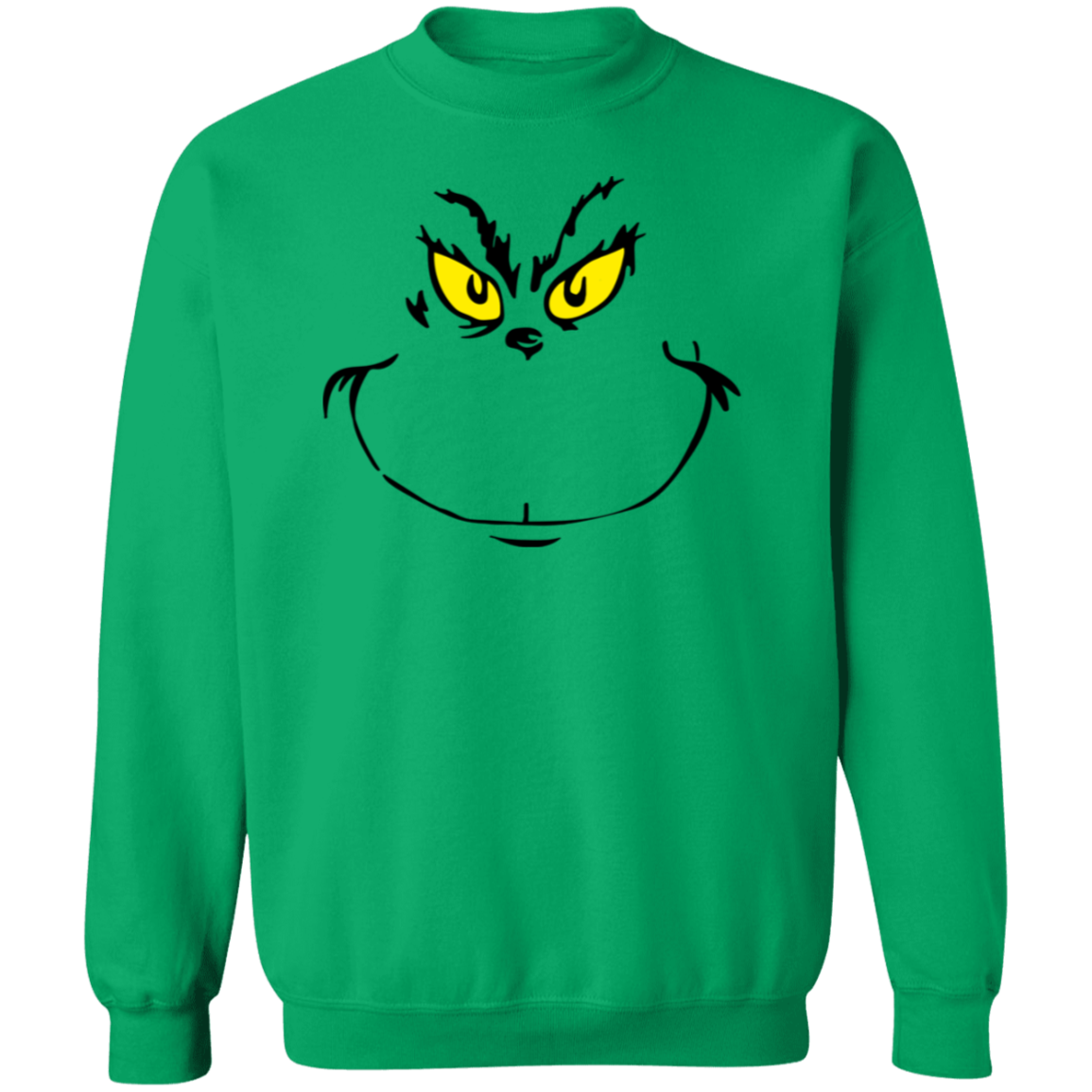 Grinch Christmas | Crewneck Pullover Sweatshirt | Ugly | Funny