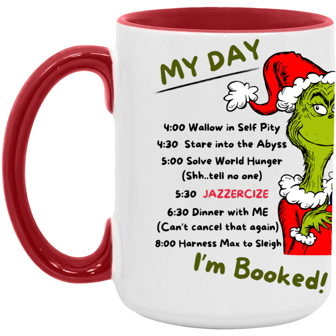 Christmas Grinch | Funny 15oz Accent Mug