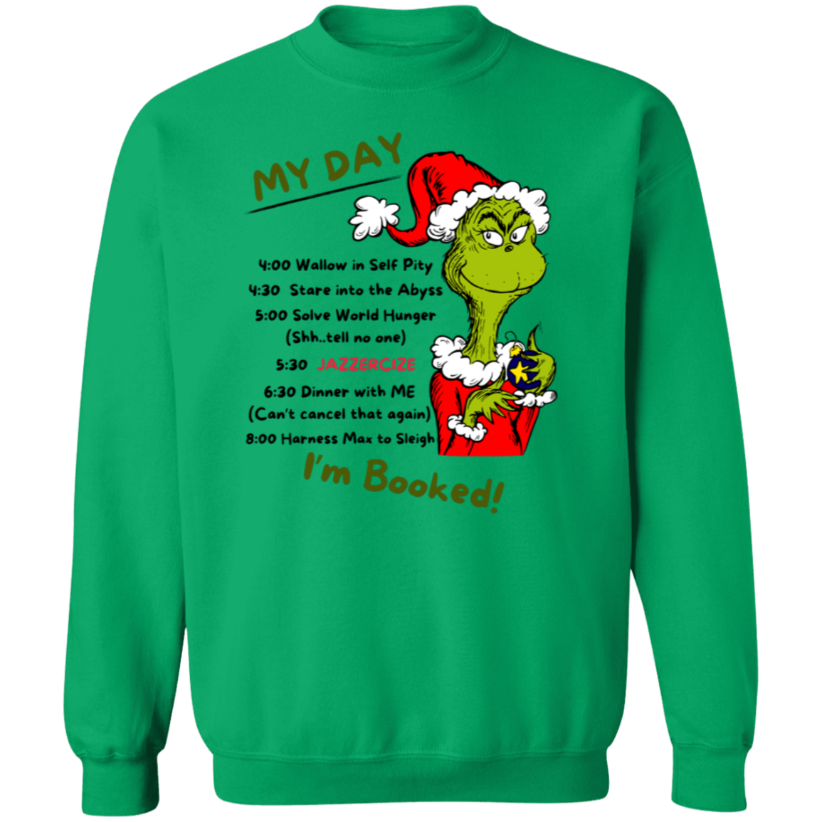 Christmas | Grinch | Crewneck Pullover Sweatshirt